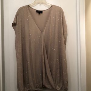 LB fancy gold dot surplus top